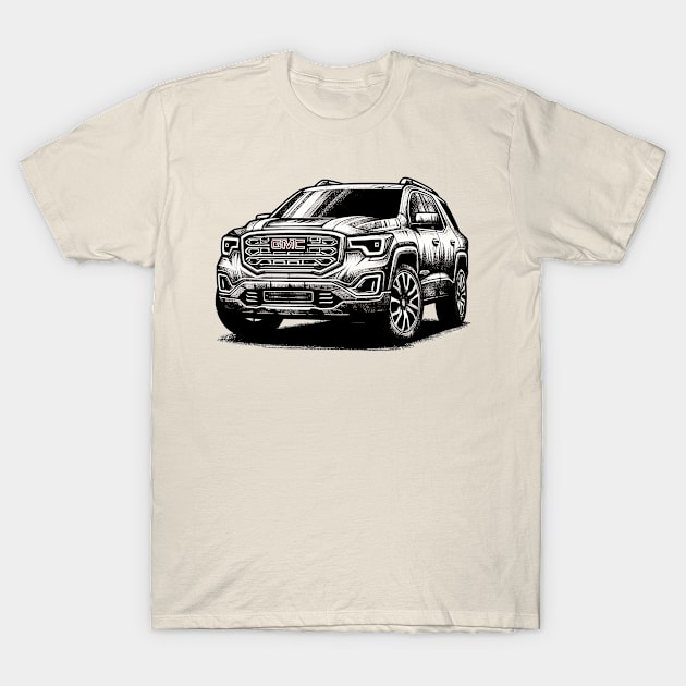 GMC Acadia T-Shirt by Vehicles-Art